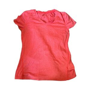 Everlast Sport Women's Ultra-Lightweight V-Neck Workout Tee | Coral Pink, Small